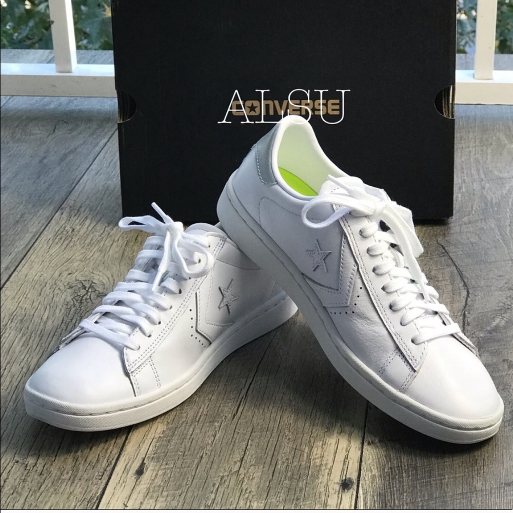 NWT Converse PL LP OX White Silver WMNS AUTHENTIC - Picture 5 of 7